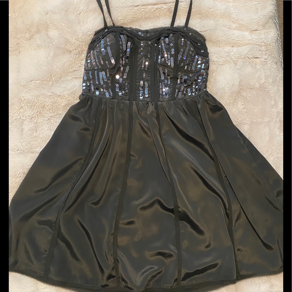 gray/blue special occasion dress